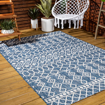 Kafel Tribal Bohemian Indoor/outdoor Area Rug